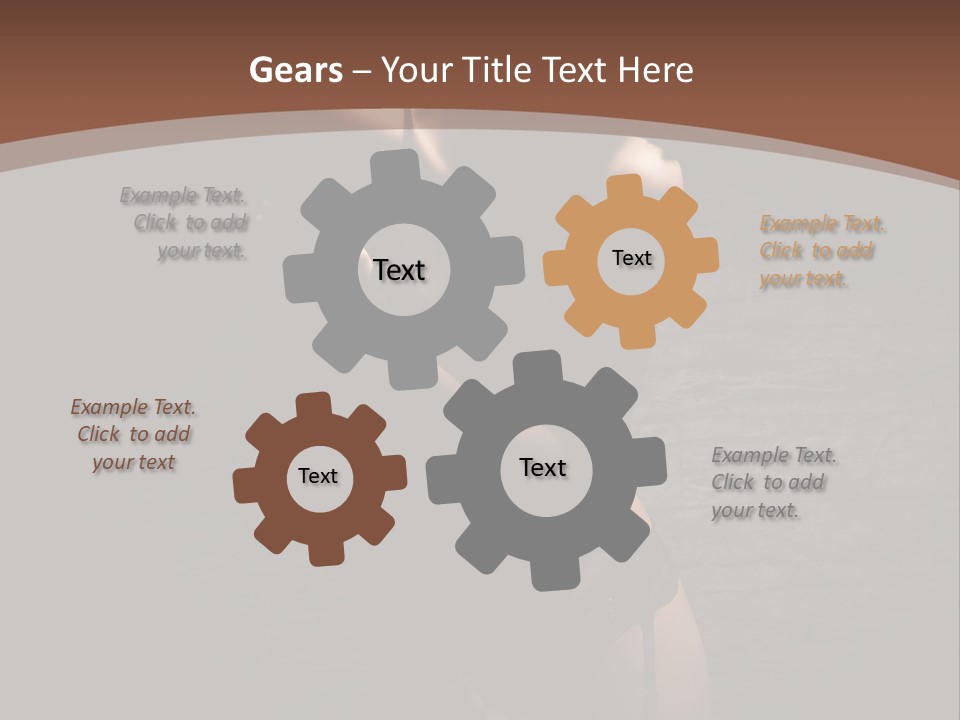 Female Brutal Young PowerPoint Template