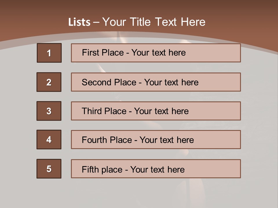 Female Brutal Young PowerPoint Template