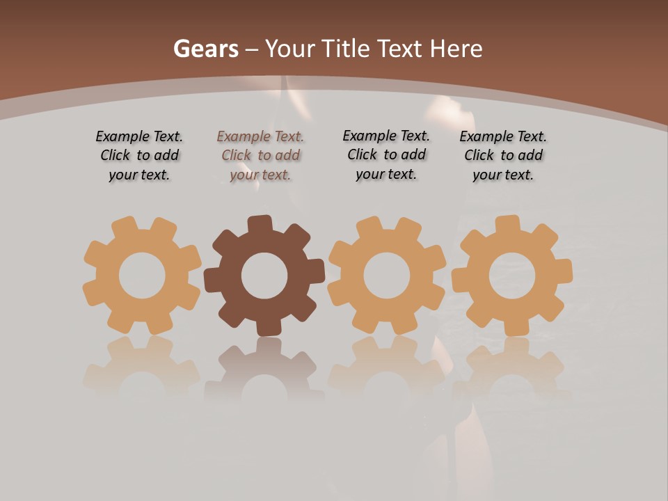 Female Brutal Young PowerPoint Template