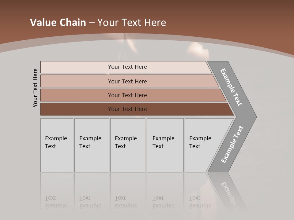 Female Brutal Young PowerPoint Template