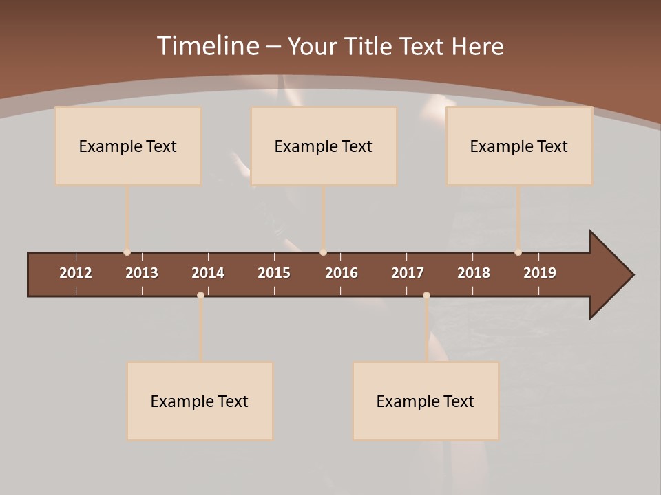 Female Brutal Young PowerPoint Template