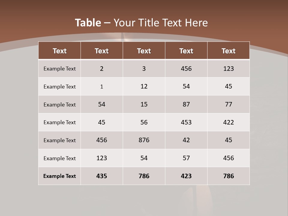 Female Brutal Young PowerPoint Template