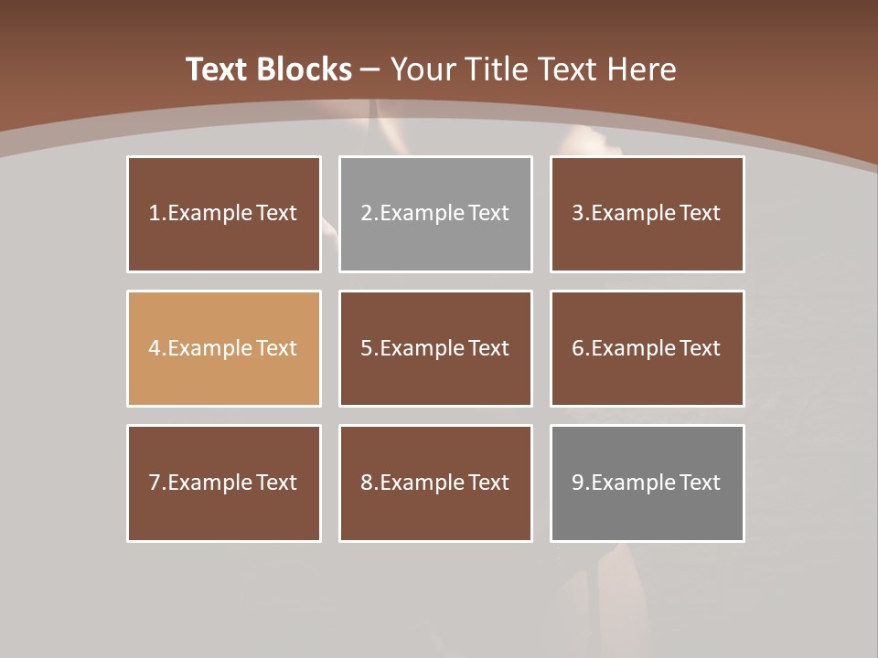 Female Brutal Young PowerPoint Template