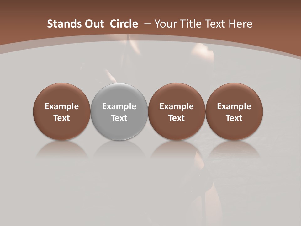 Female Brutal Young PowerPoint Template