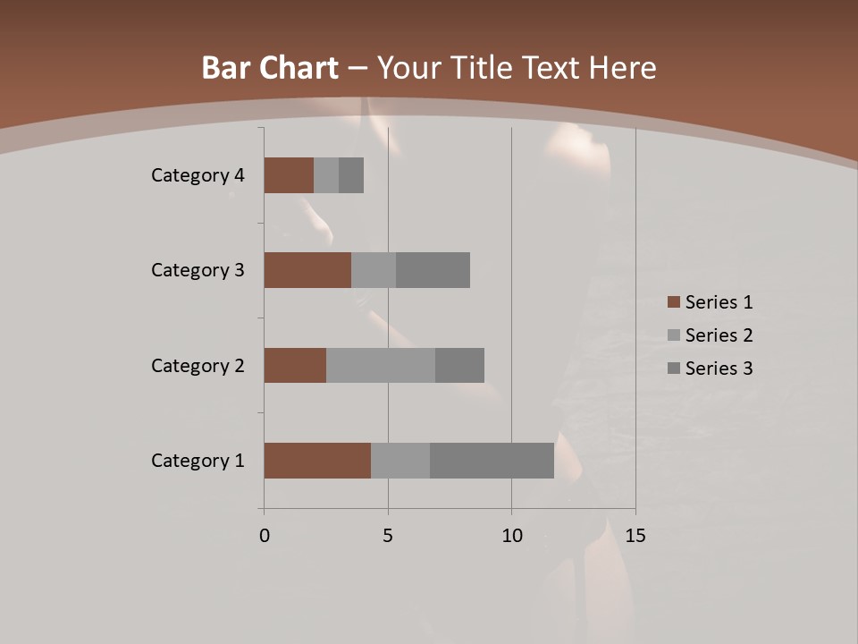 Female Brutal Young PowerPoint Template
