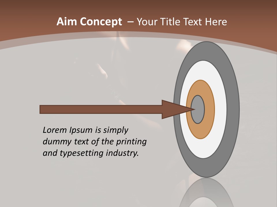 Female Brutal Young PowerPoint Template