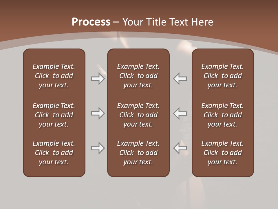 Female Brutal Young PowerPoint Template