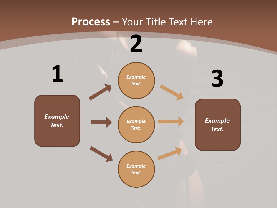 Female Brutal Young PowerPoint Template