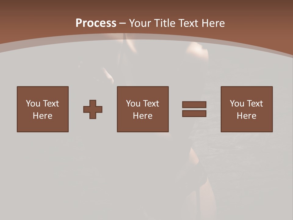 Female Brutal Young PowerPoint Template