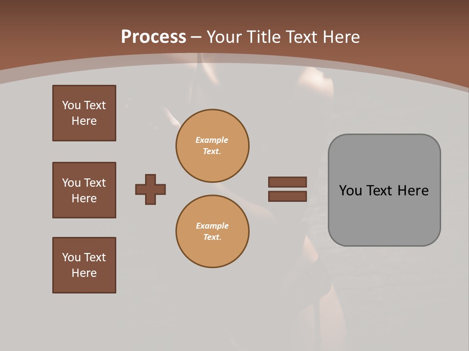 Female Brutal Young PowerPoint Template