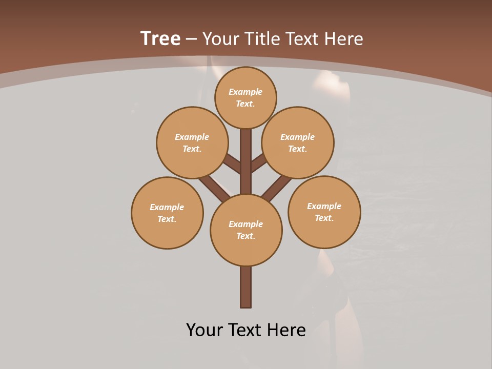 Female Brutal Young PowerPoint Template