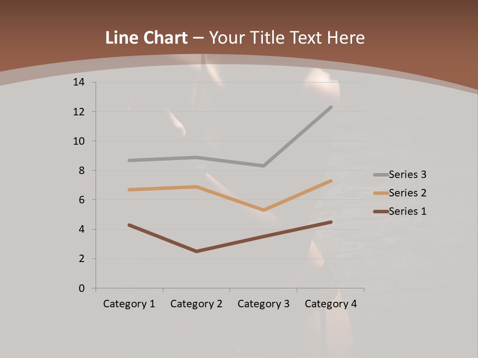 Female Brutal Young PowerPoint Template