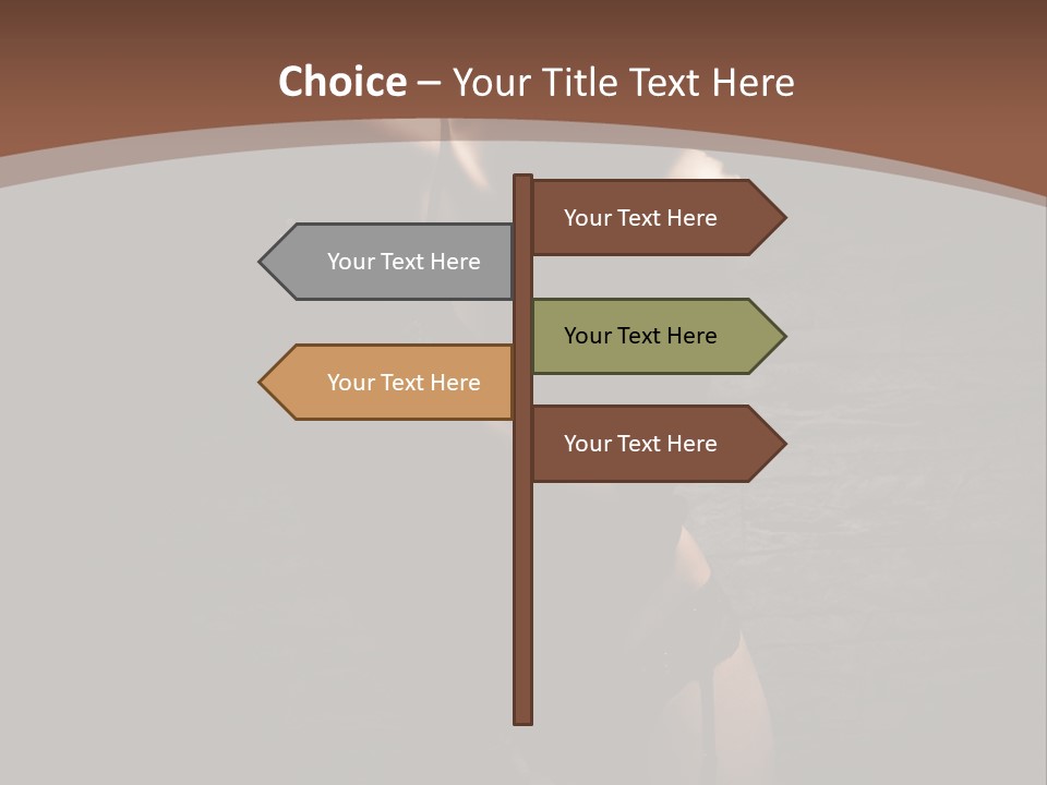 Female Brutal Young PowerPoint Template