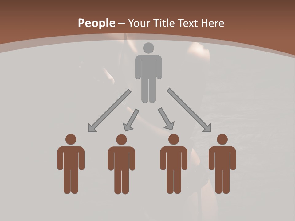 Female Brutal Young PowerPoint Template