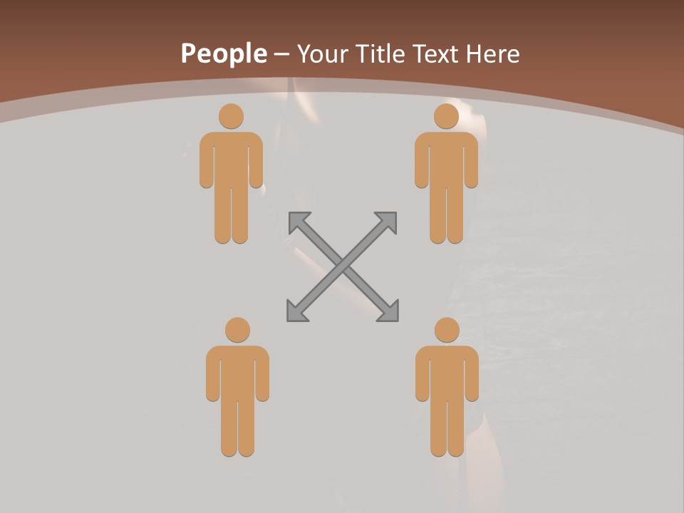 Female Brutal Young PowerPoint Template