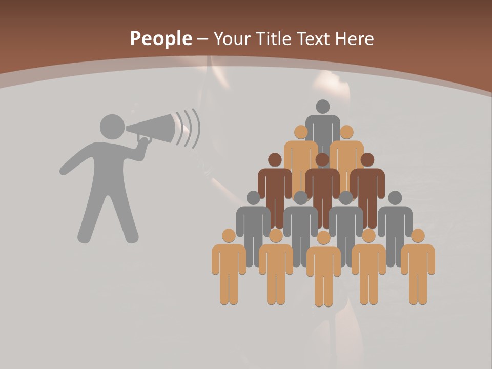 Female Brutal Young PowerPoint Template