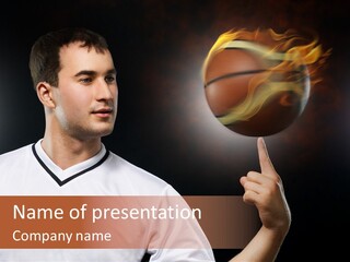 Dark People Human PowerPoint Template