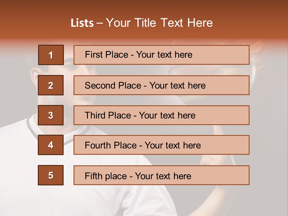 Dark People Human PowerPoint Template