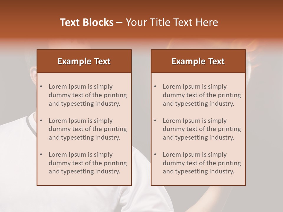 Dark People Human PowerPoint Template