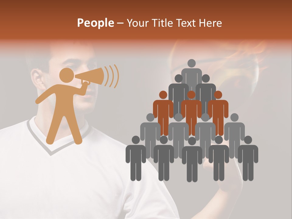 Dark People Human PowerPoint Template