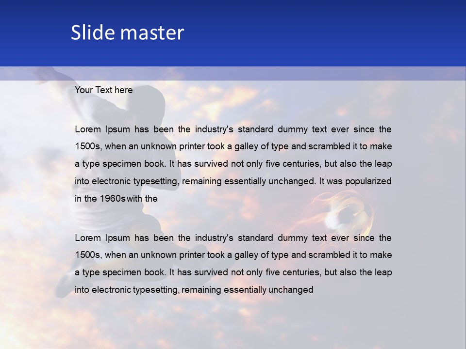 Success Football Leisure PowerPoint Template