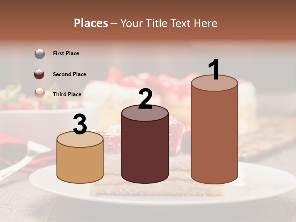 Eating Slice Sweet PowerPoint Template