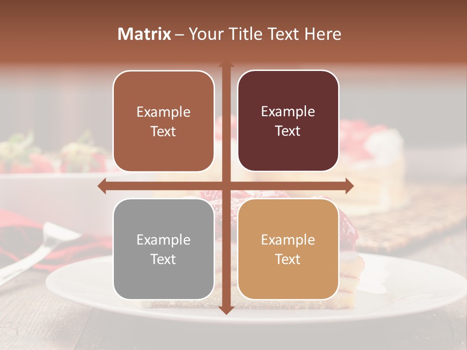 Eating Slice Sweet PowerPoint Template