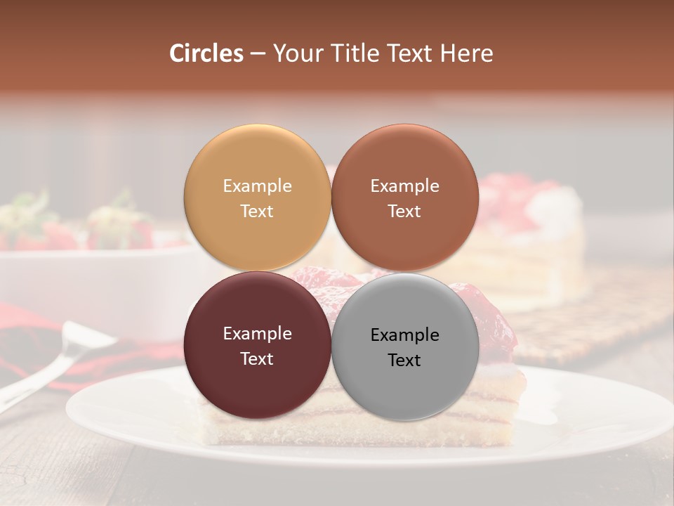 Eating Slice Sweet PowerPoint Template