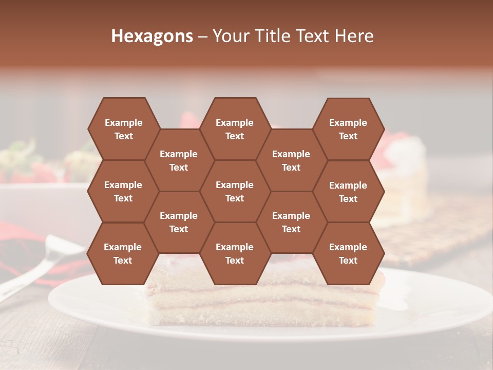 Eating Slice Sweet PowerPoint Template