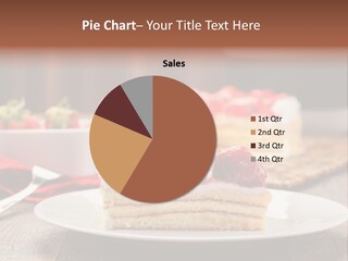 Eating Slice Sweet PowerPoint Template