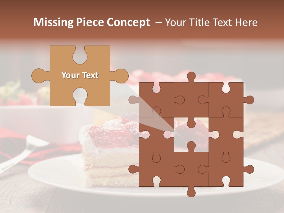 Eating Slice Sweet PowerPoint Template
