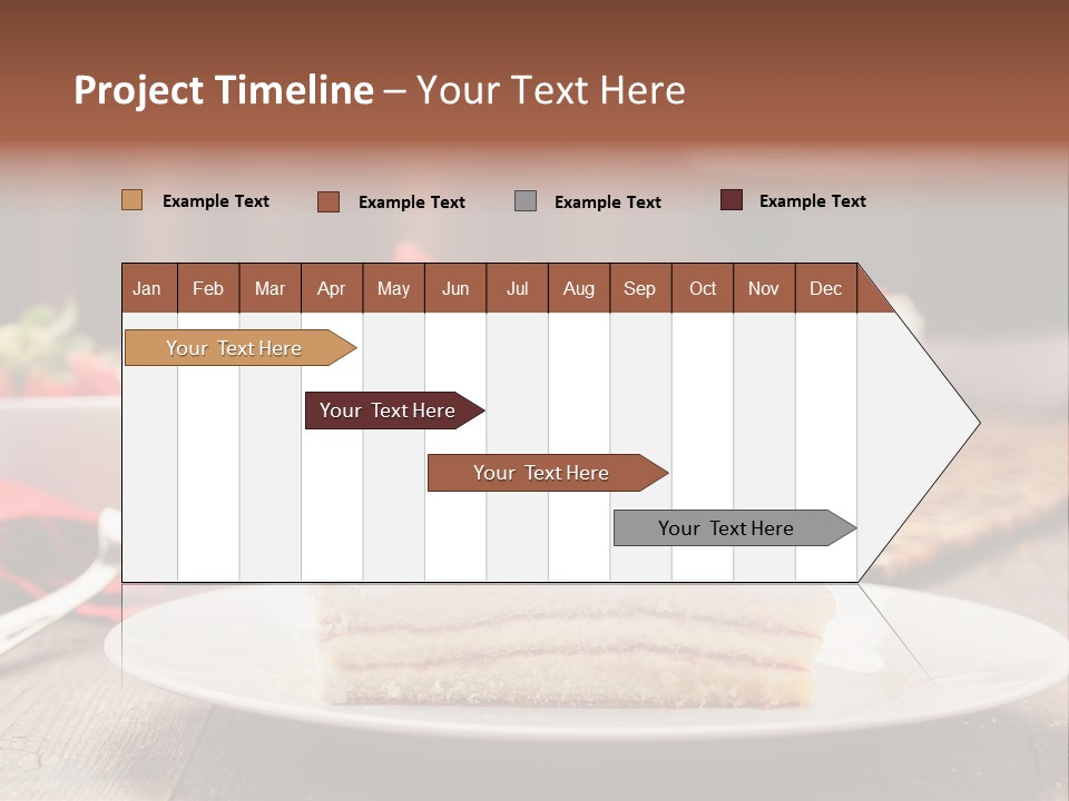 Eating Slice Sweet PowerPoint Template
