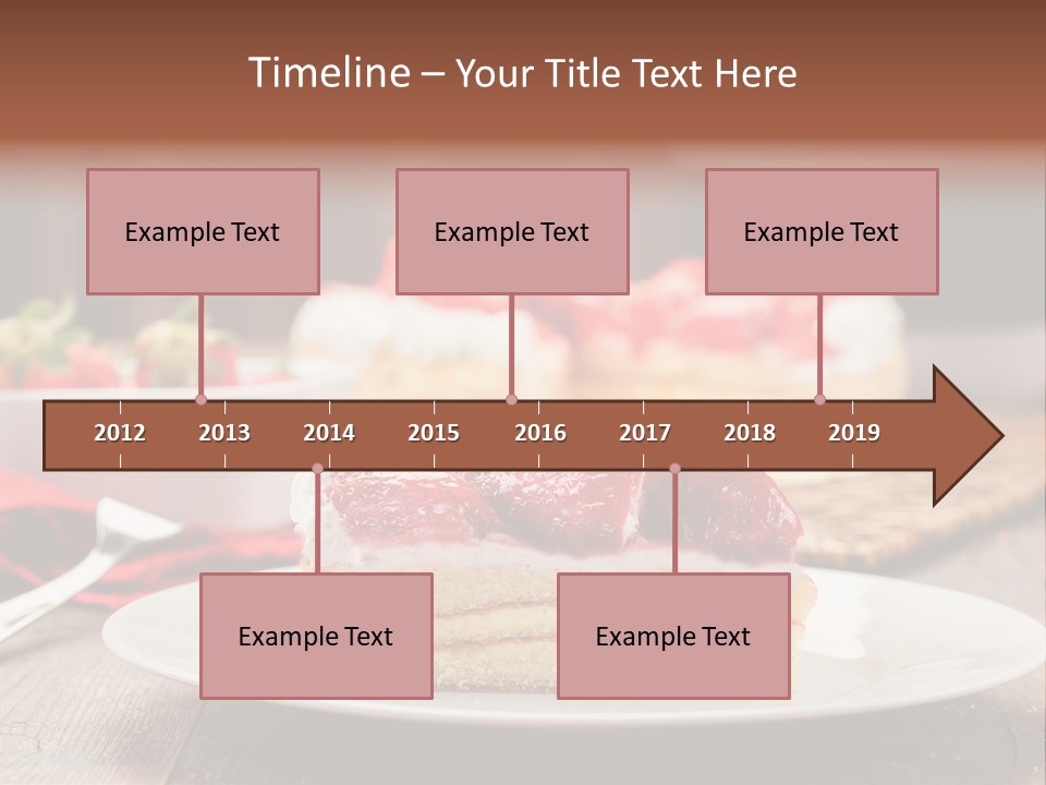 Eating Slice Sweet PowerPoint Template