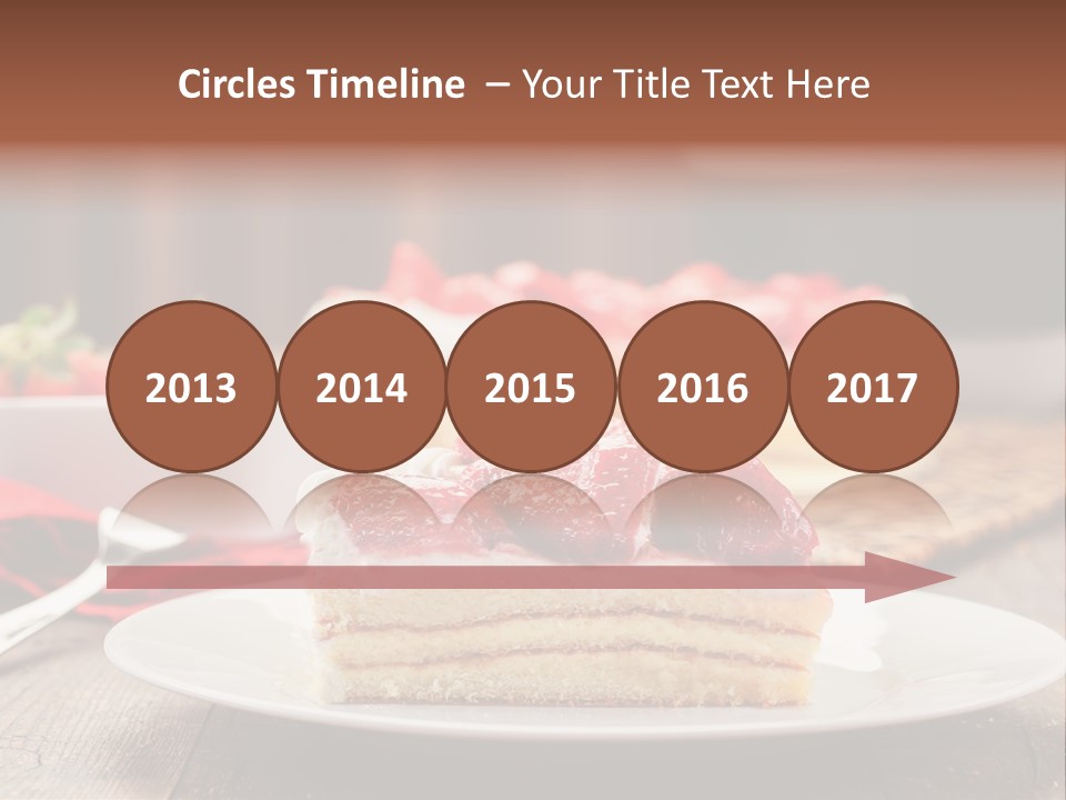 Eating Slice Sweet PowerPoint Template