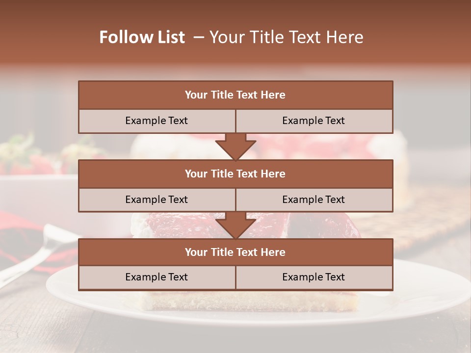 Eating Slice Sweet PowerPoint Template