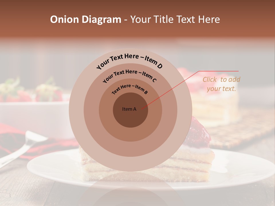 Eating Slice Sweet PowerPoint Template