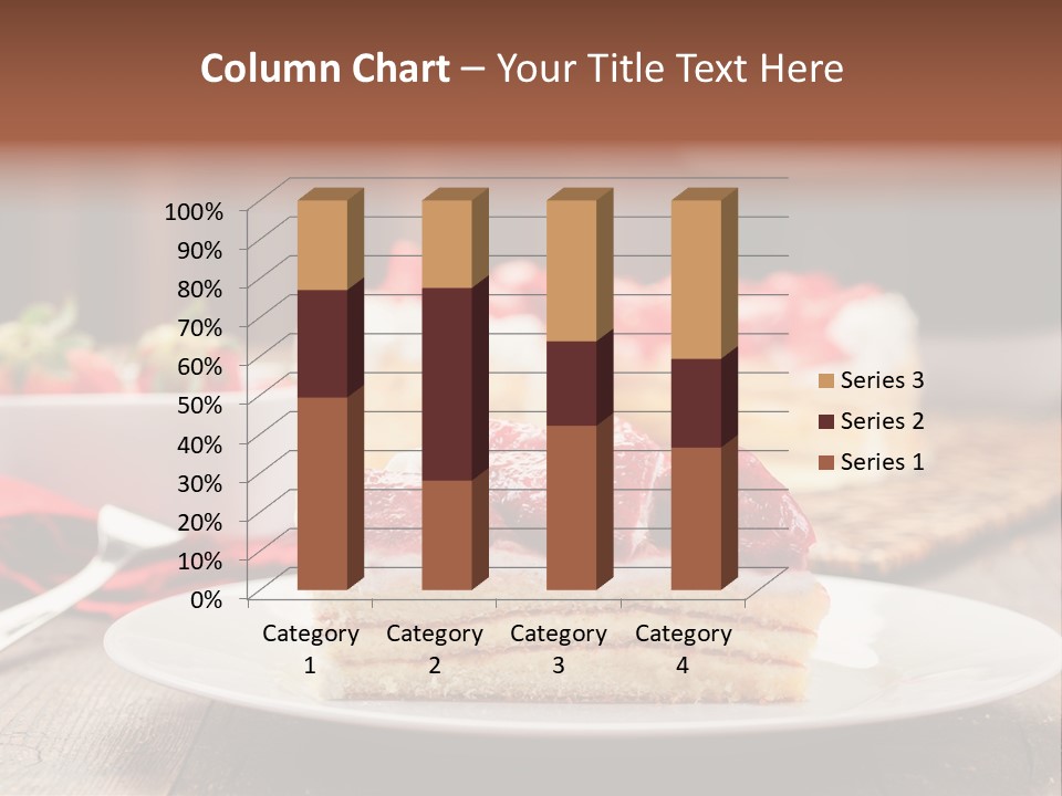 Eating Slice Sweet PowerPoint Template