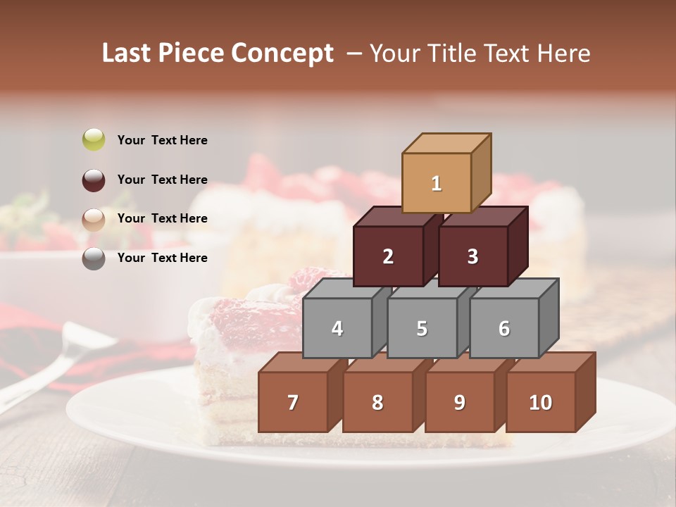 Eating Slice Sweet PowerPoint Template