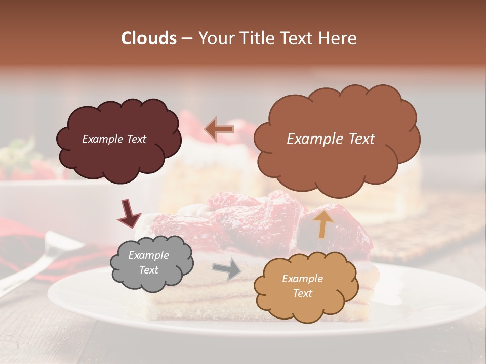 Eating Slice Sweet PowerPoint Template