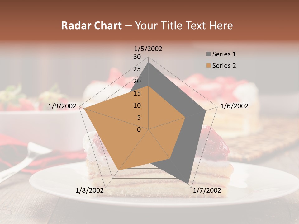 Eating Slice Sweet PowerPoint Template