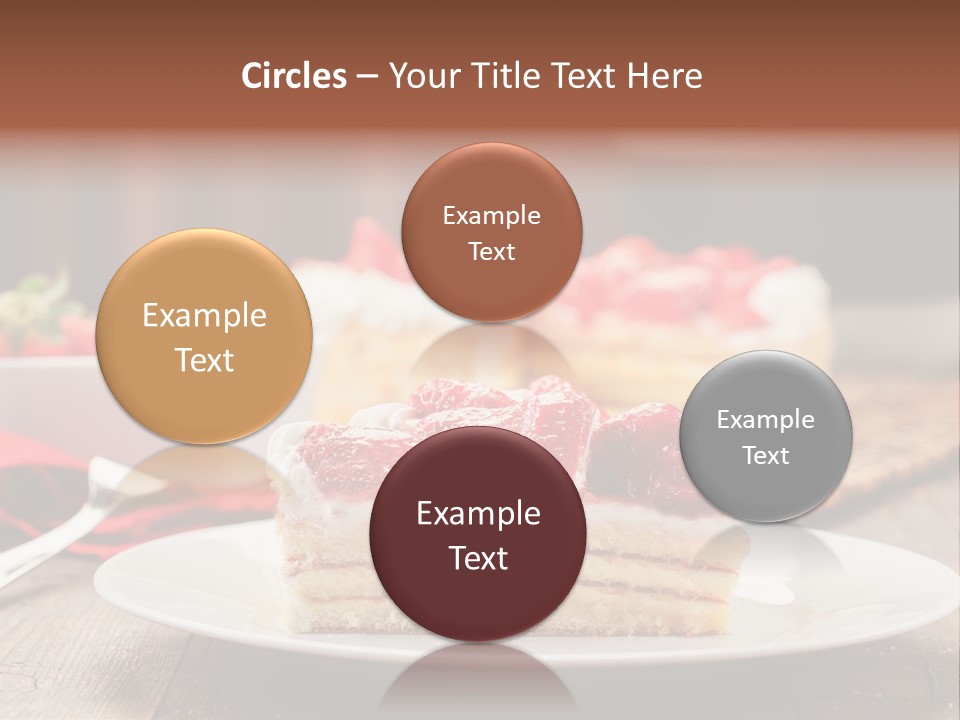 Eating Slice Sweet PowerPoint Template