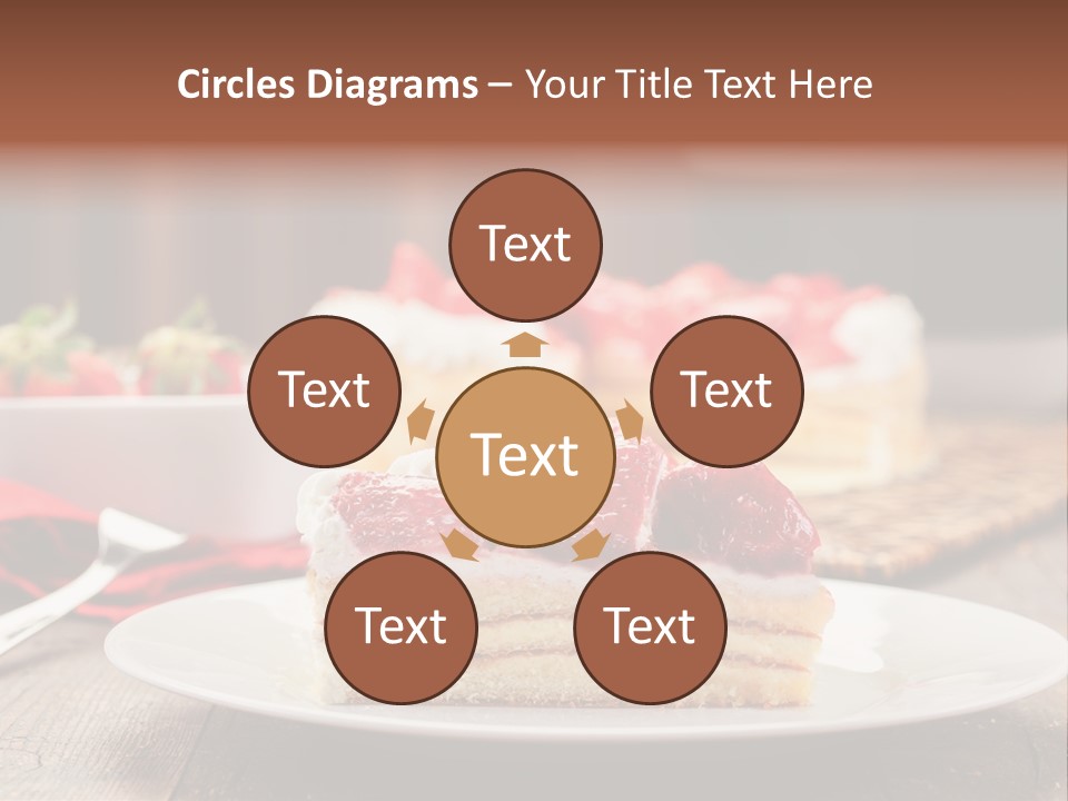Eating Slice Sweet PowerPoint Template