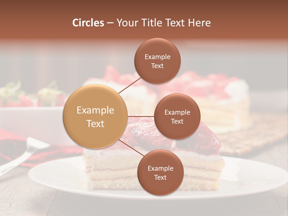 Eating Slice Sweet PowerPoint Template