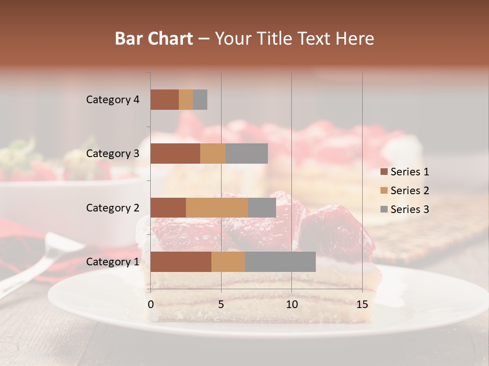 Eating Slice Sweet PowerPoint Template