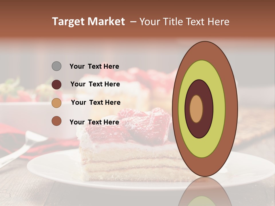 Eating Slice Sweet PowerPoint Template