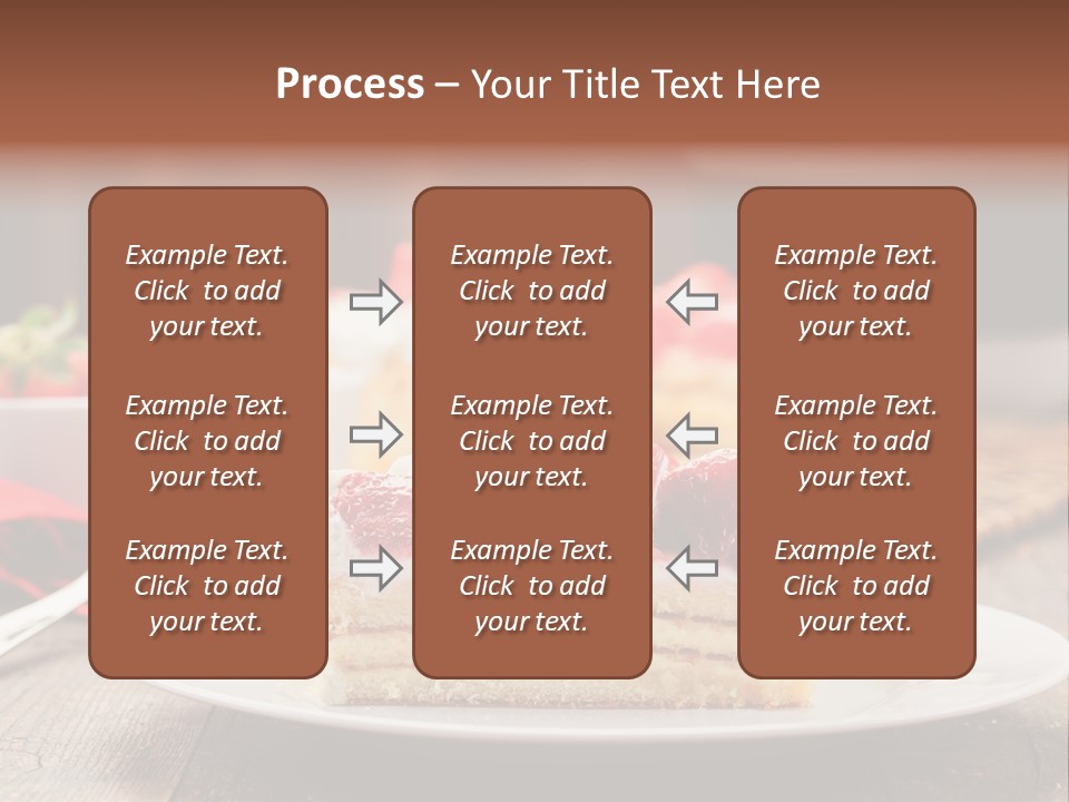 Eating Slice Sweet PowerPoint Template