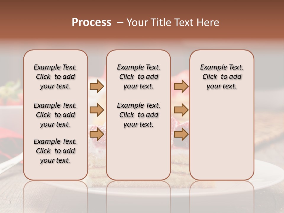 Eating Slice Sweet PowerPoint Template