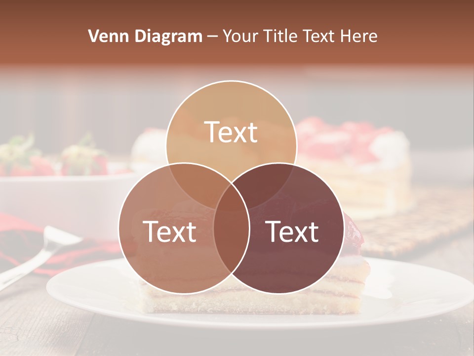 Eating Slice Sweet PowerPoint Template