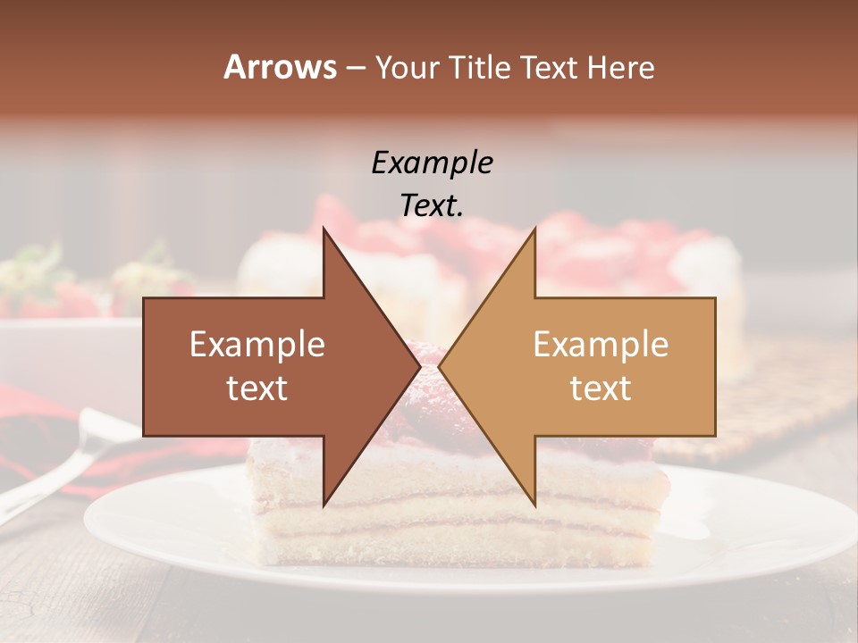 Eating Slice Sweet PowerPoint Template