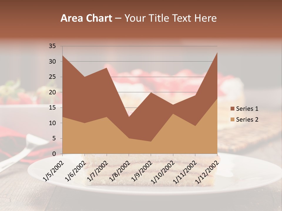 Eating Slice Sweet PowerPoint Template